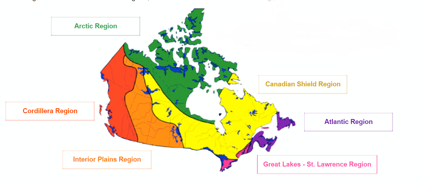 regions canada